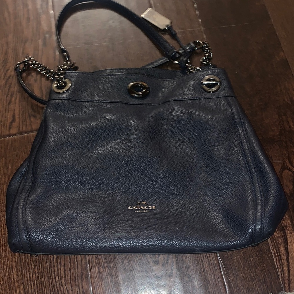Coach turn lock purse